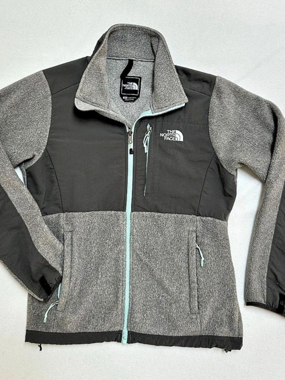 The North Face Denali Fleece Jacket Gray & Black